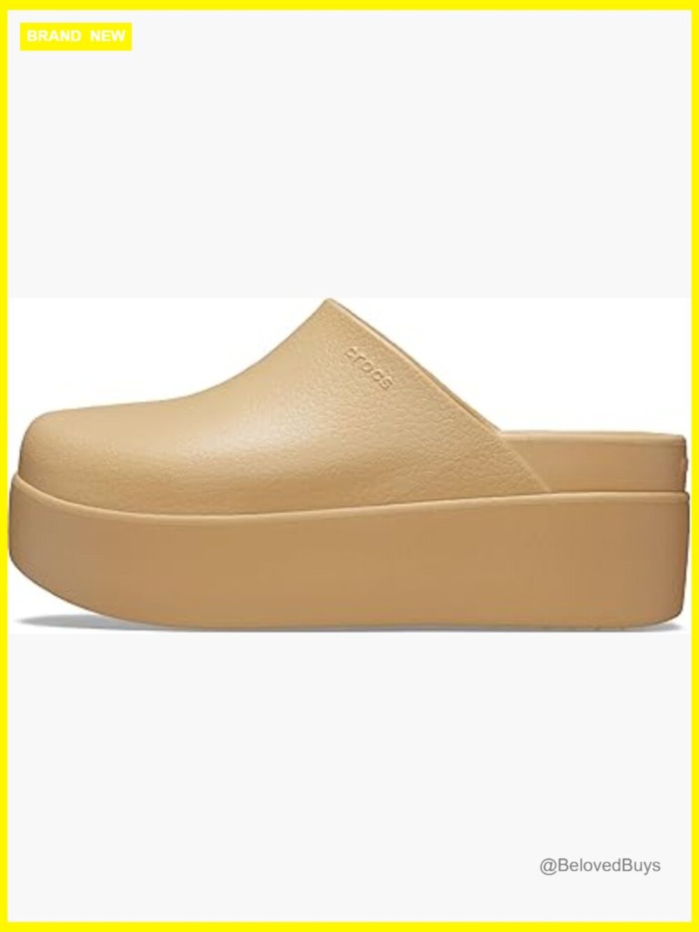 Platform Clog Mule Shoes For Women Lightweight Waterproof